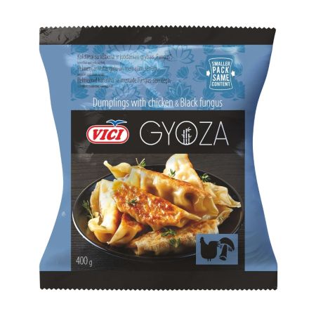 Pierożki gyoza z kurczakiem i grzybami mun 400g - Litwa