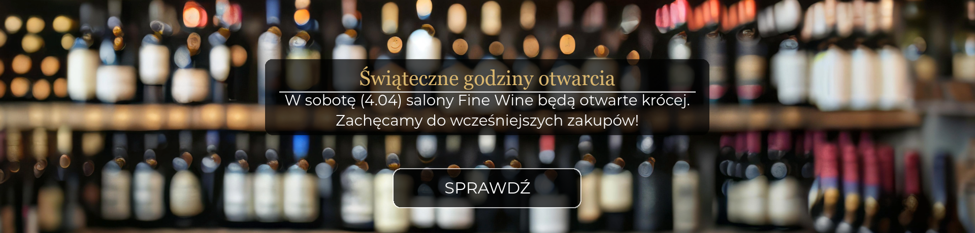 Świąteczne godziny otwarcia